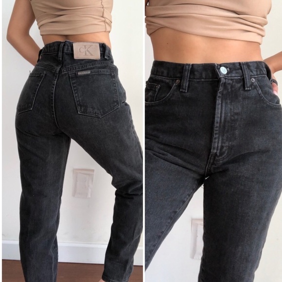 Calvin Klein Jeans Denim - Calvin Klein Vintage Mom Jeans High Rise
